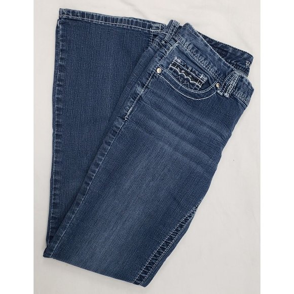 Rhythm in Blues ~ Women's Jeans ~ Embellished ~ Sz 6R - Picture 3 of 12